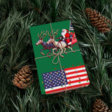 Blue Lives Matter Christmas Gift Wrap Papers