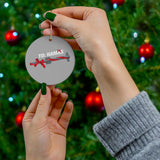 "TO: HAMAS" Ceramic Ornament