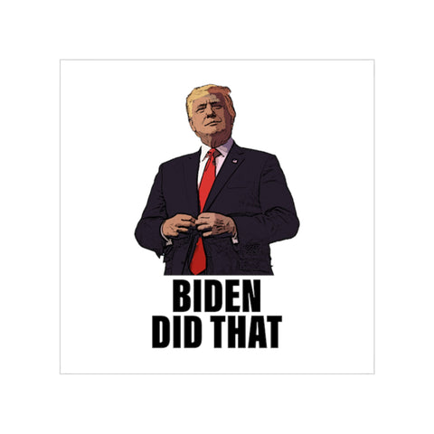 Transparent Outdoor Stickers, Square