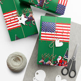 Blue Lives Matter Christmas Gift Wrap Papers