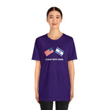 I STAND WITH ISRAEL SHORT-SLEEVE UNISEX T-SHIRT