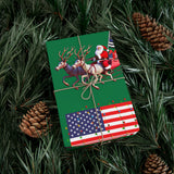 Blue Lives Matter Christmas Gift Wrap Papers