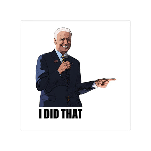 Transparent Outdoor Stickers, Square