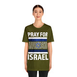 "Pray for Israel" T-Shirt