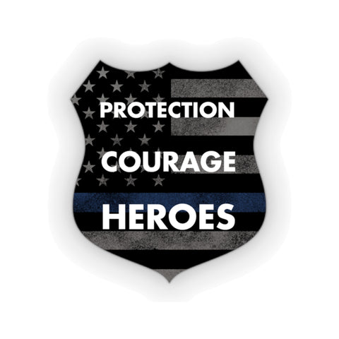 Police Themed Sticker