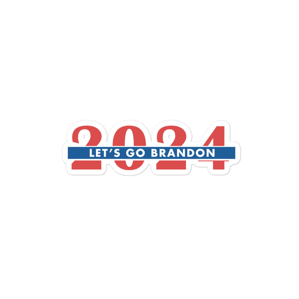 Lets Go Brandon 2024 Sticker – Secure America Now