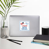 I Stand with Israel sticker
