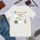 I'm a concerned parent Not a national security threat T-Shirt