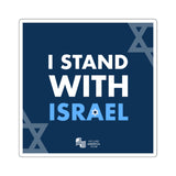 "I Stand With Israel" Square Stickers