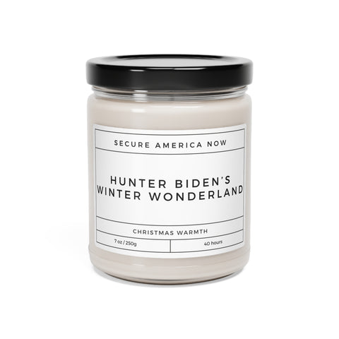 "Hunter Biden's Winter Wonderland" Novelty Candle