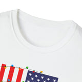 Christmas American Flag T-Shirt
