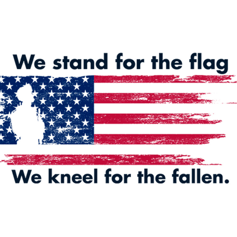 We Stand for the Flag Sticker