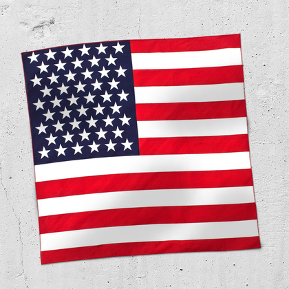 American Flag Bandana