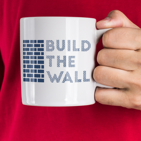 Build the Wall (Blue) - Mugs
