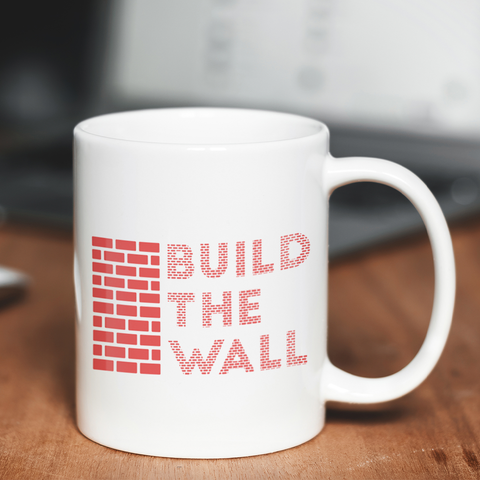 Build the Wall (red) -Mugs