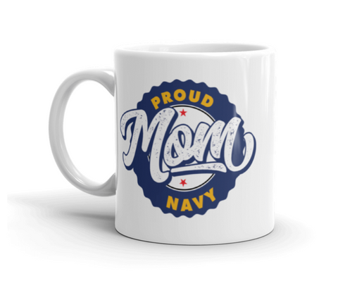 Proud Navy Mom Mugs