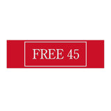 "Free 45" Bumper Sticker