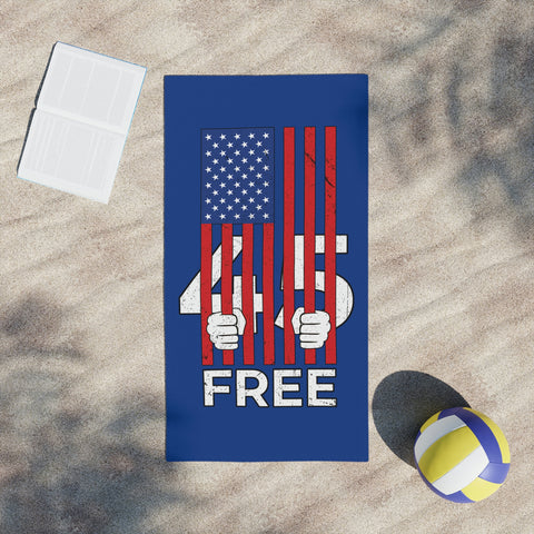 "Free 45" Beach Towel