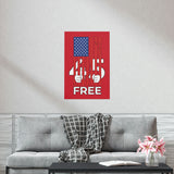 "Free 45" Wall Poster