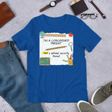 I'm a concerned parent Not a national security threat T-Shirt